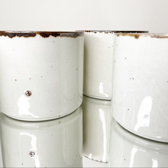 Set of 4 Brown Speckle Mini Mugs - Picture 15 of 16